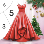 Gown Color by Number Book 1.2.6 APK (MOD, Unlimited hints)