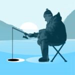 Ice fishing game. Catch bass. 1.4076 APK (MOD, Unlimited Money)